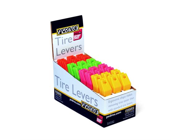 Pedro's Tire Levers 24pk Dekkspaker 24 par, Multicolor, Plast 